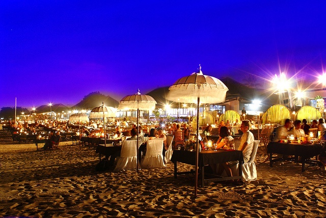 Jimbaran Beach seafood restaurants - flickr- Kenny Teo
