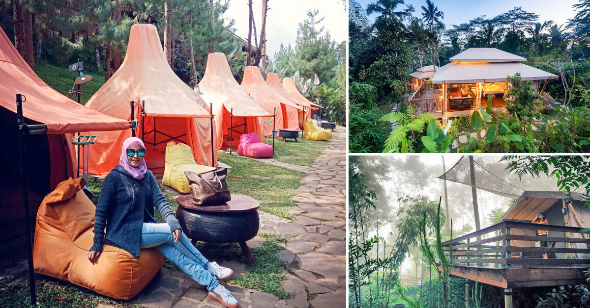 Lupakan Hotel: 27 Tempat Glamping di tengah alam paling seru di Indonesia