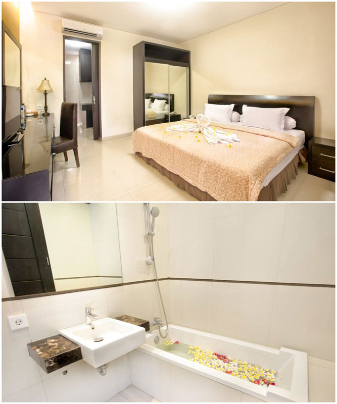 12 Kamar Hotel Murah Di Sekitar Seminyak Bali Dengan Kamar Mandi Bathtub Dibawah 550ribu