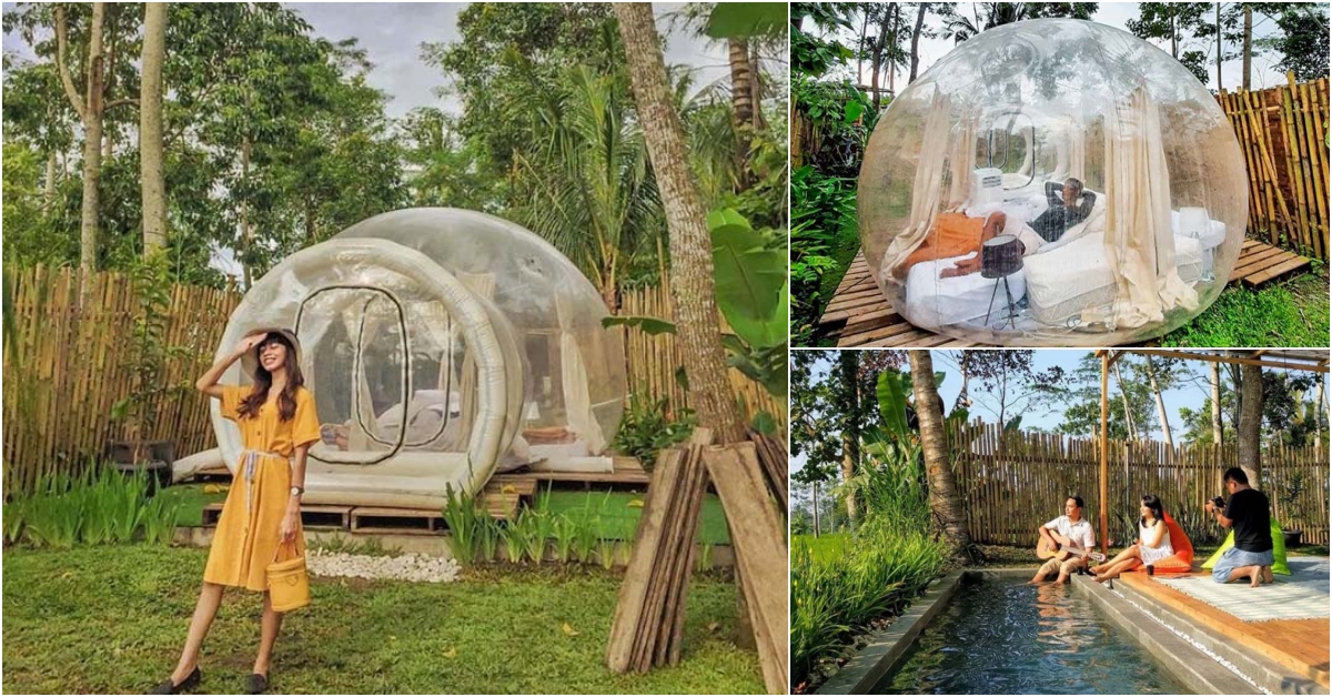 Nginep di alam terbuka di hotel bubble pertama di Jogja Nira Camper
