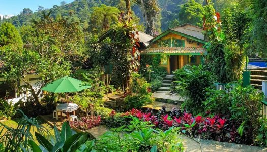 Villa tepi sungai di Puncak dengan kolam renang – ke air terjun tinggal jalan kaki! – Villa Kampung Air Cilember