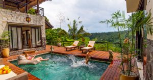9 4~5 bedrooms family villas in Bali with amazing views under $378
