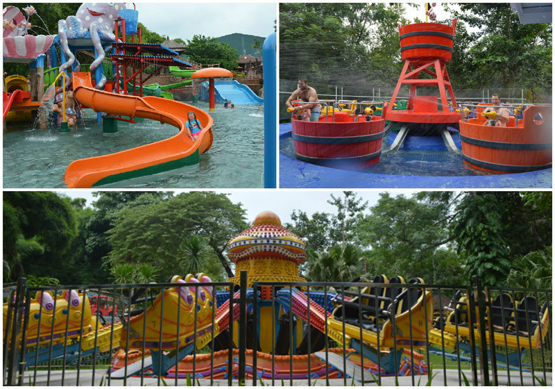 9. Water Slides amusement collage