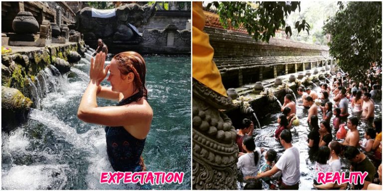 travel instagram vs reality